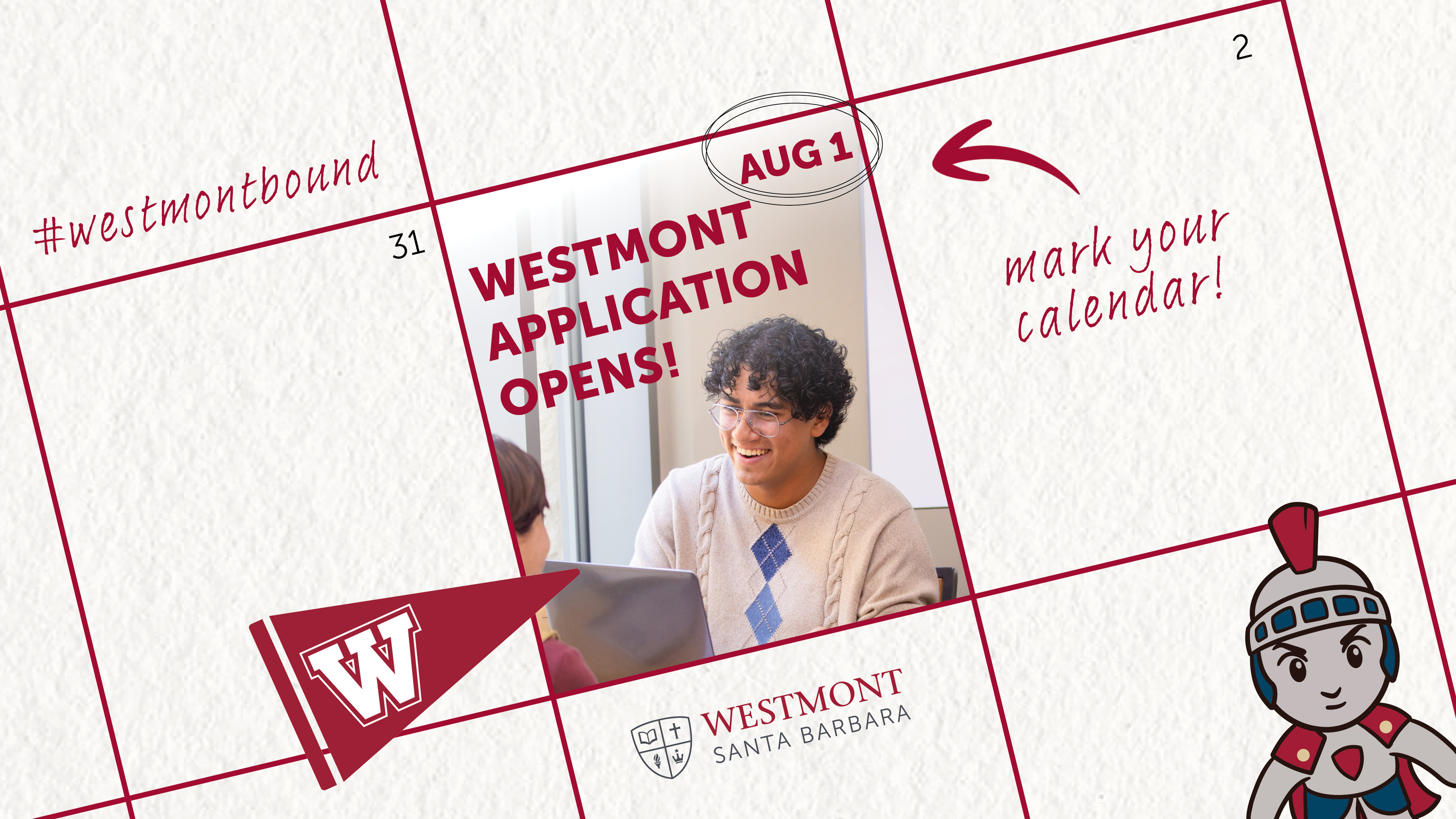 mark your calendar 2026 apply westmont