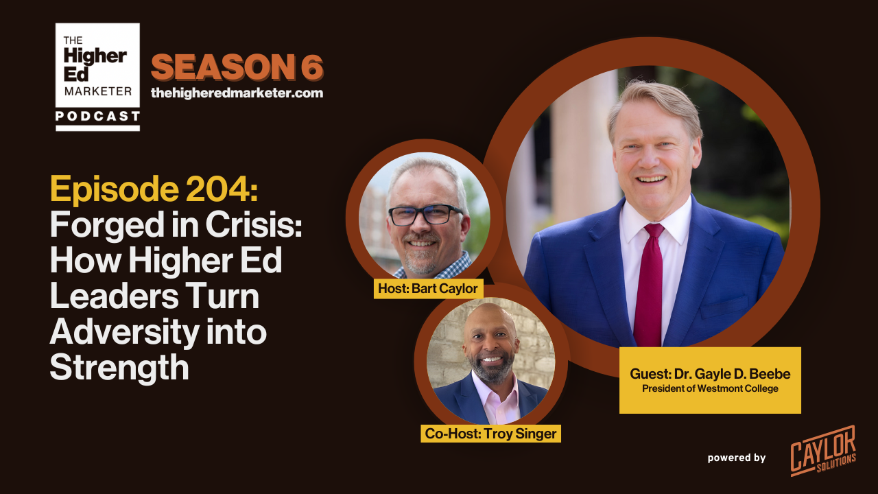 Higher Ed Marketer Podcast with Beebe
