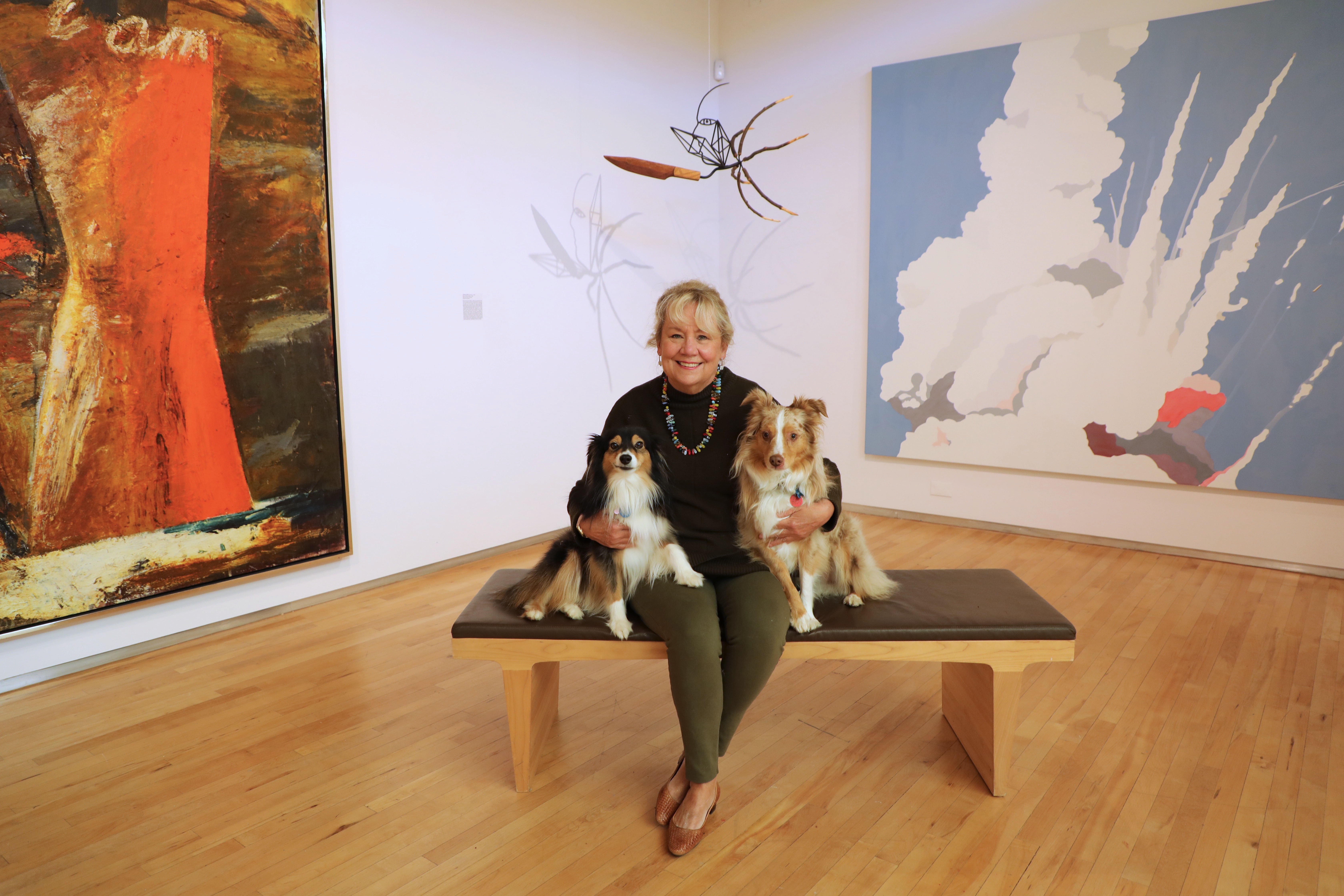 Judy Larson and Dogs 
