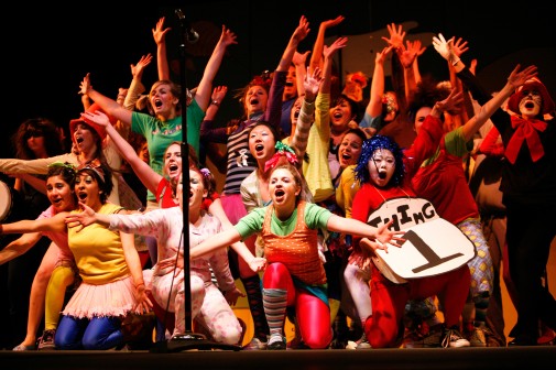 Armington women perform at the Santa Barbara Bowl during Spring Sing 2009