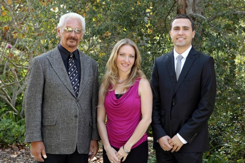 Alumni Norm Nelson, Teresa Goines and Josh Daneshforooz were honored at Homecoming Oct. 14-15