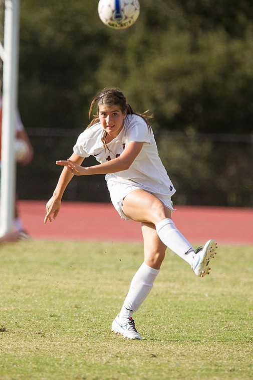 First-year defender Sophie Fuller