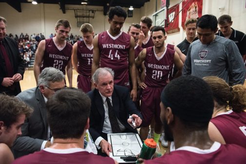 John Moore is in his 24th season as head coach of Westmont men’s basketball