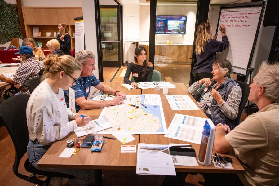 Residents were energized to talk about e-bike concerns